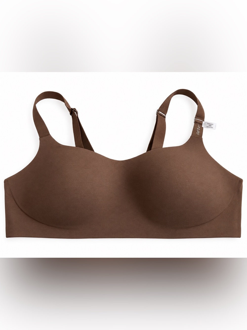 aerie SMOOTHEZ Bra-ish Brown Wireless Bralette